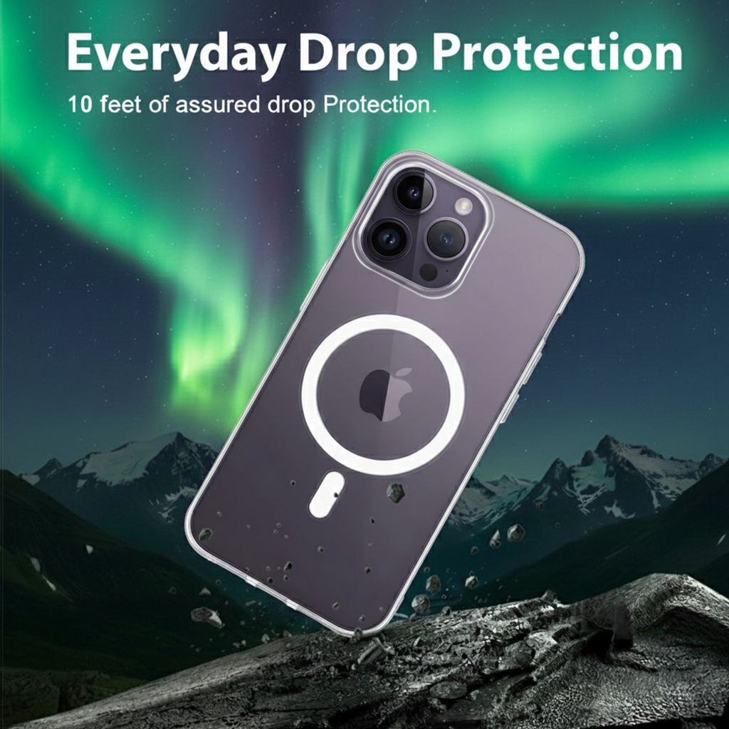 iPhone 14 Pro Max Anti-Yellow Magsafe Clear Case