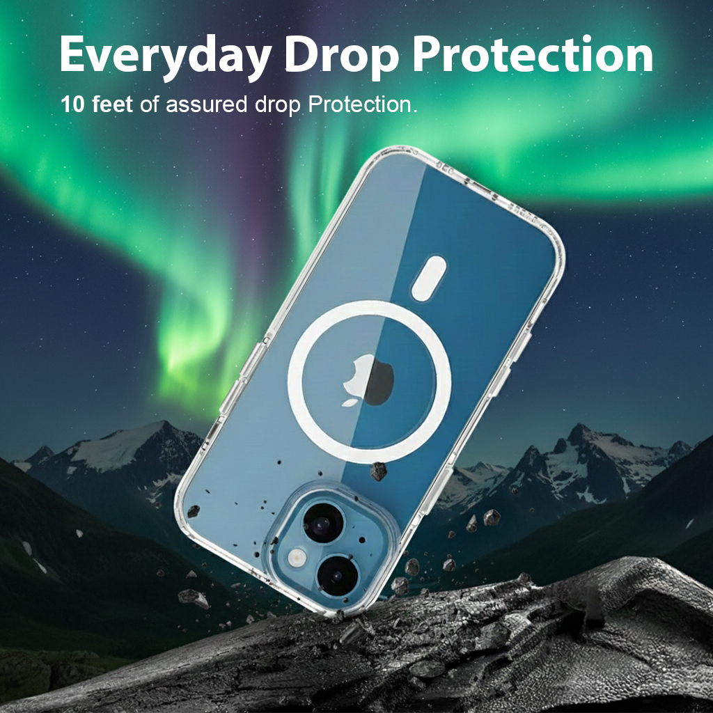 iPhone 15 Anti-Yellow Magsafe Clear Case