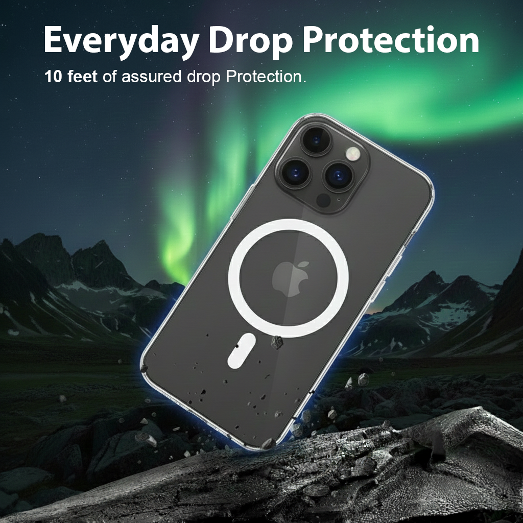 iPhone 15 Pro Anti-Yellow Magsafe Clear Case