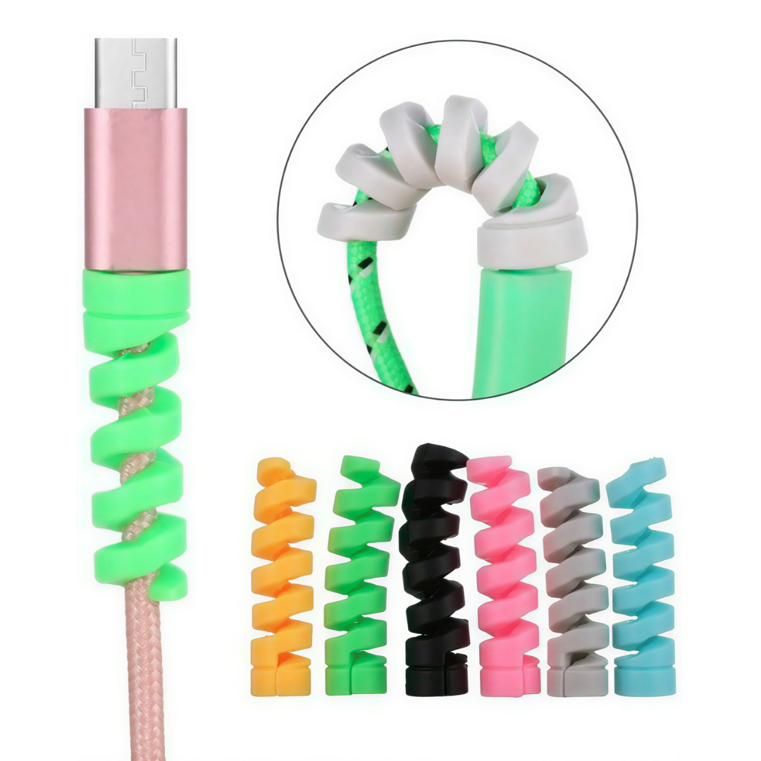 Cable Protector - 24 Pcs Mixed Color