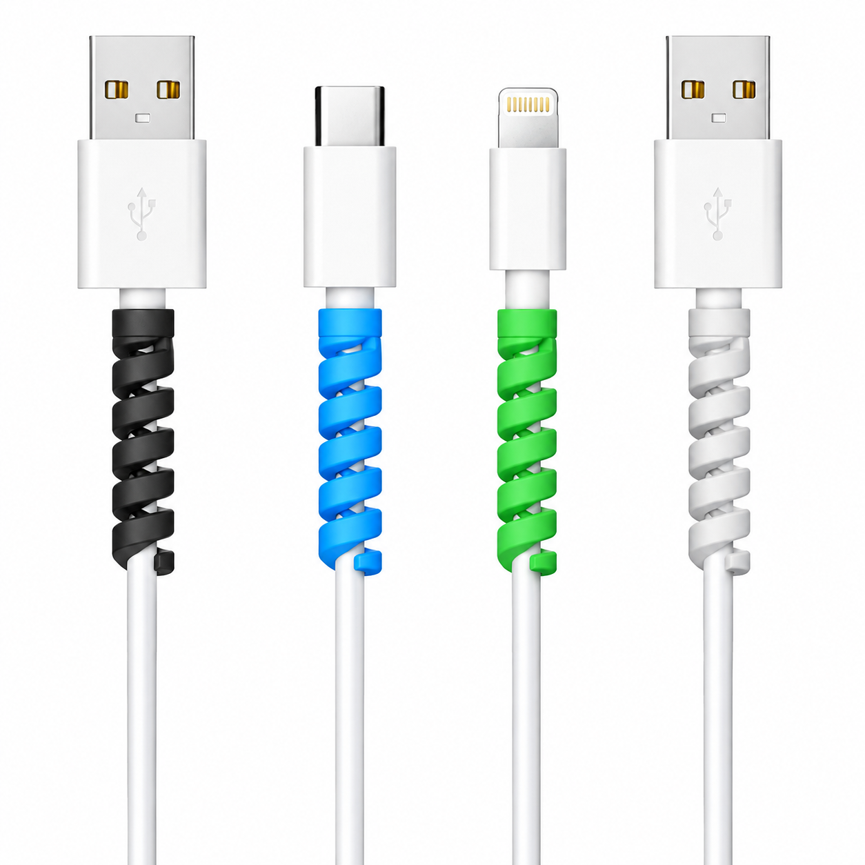 Cable Protector - 24 Pcs Mixed Color
