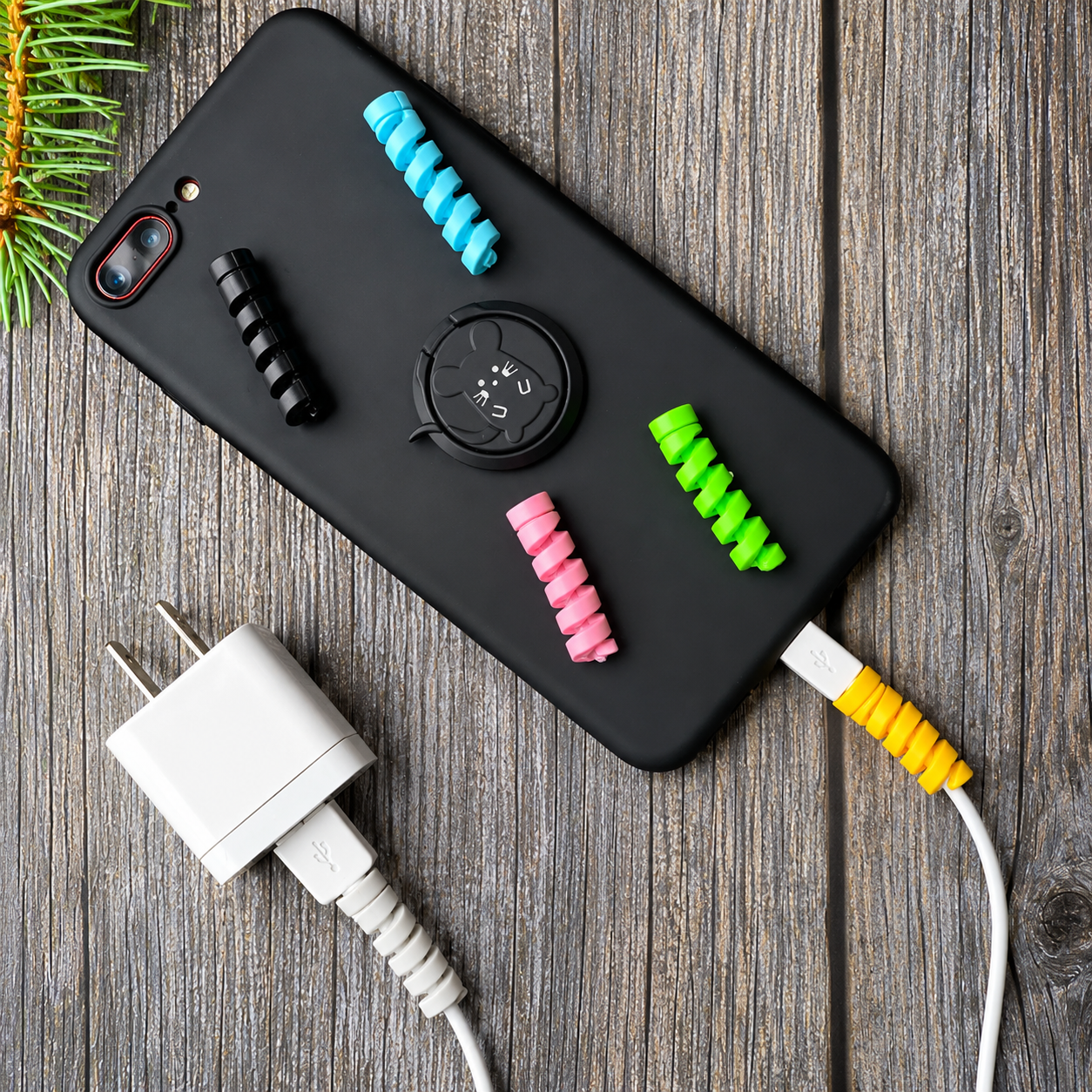Cable Protector - 24 Pcs Mixed Color