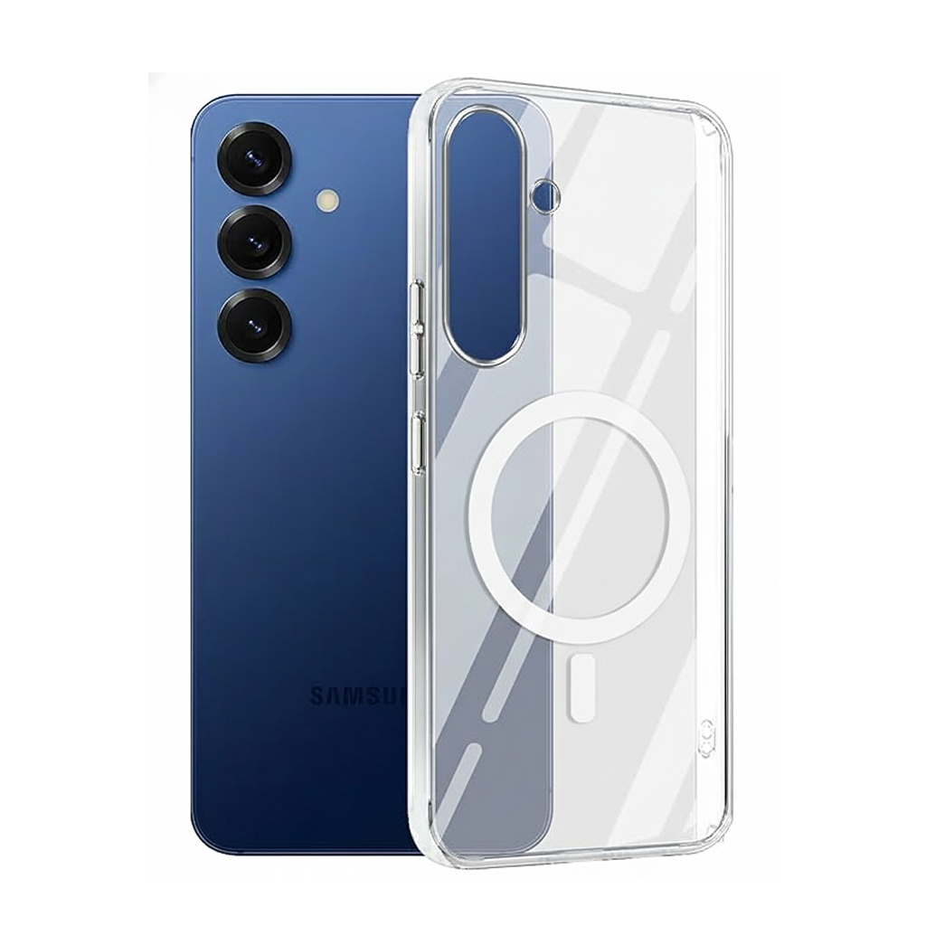 Samsung Galaxy S25 Anti-Yellow Magsafe Clear Case