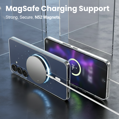 Samsung Galaxy S25 Anti-Yellow Magsafe Clear Case