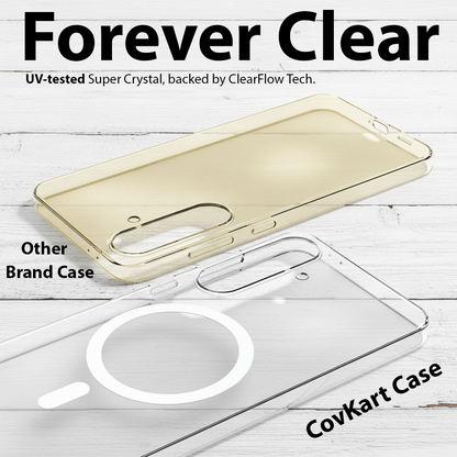 Samsung Galaxy S25 Plus Anti-Yellow Magsafe Clear Case