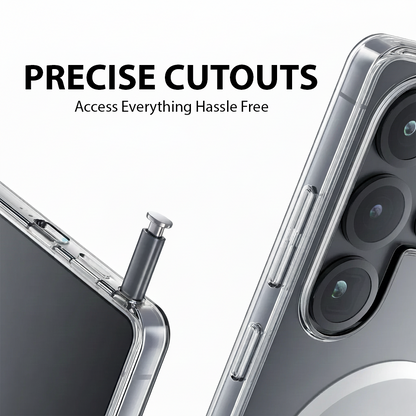 Samsung Galaxy S25 Ultra Anti-Yellow Magsafe Clear Case