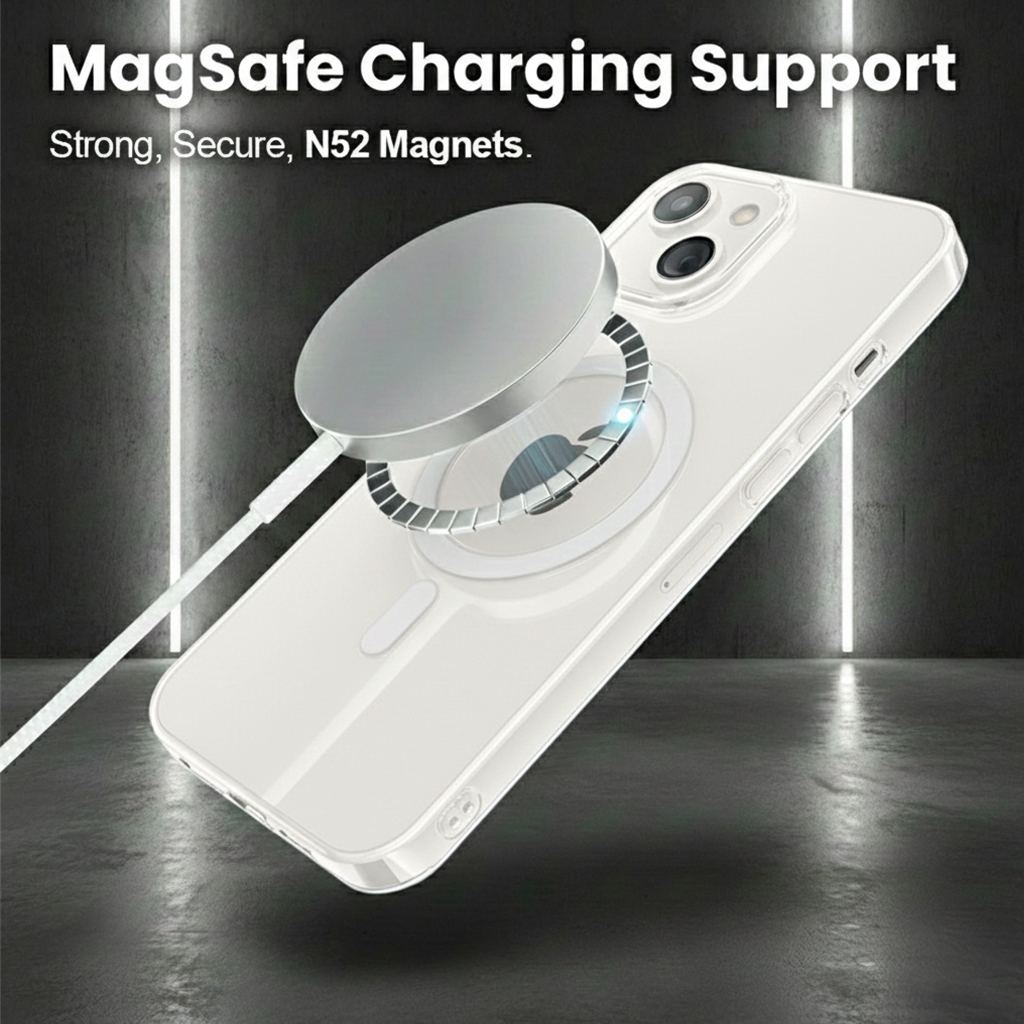 iPhone 14 Anti-Yellow Magsafe Clear Case