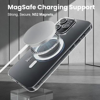 iPhone 15 Pro Max Anti-Yellow Magsafe Clear Case