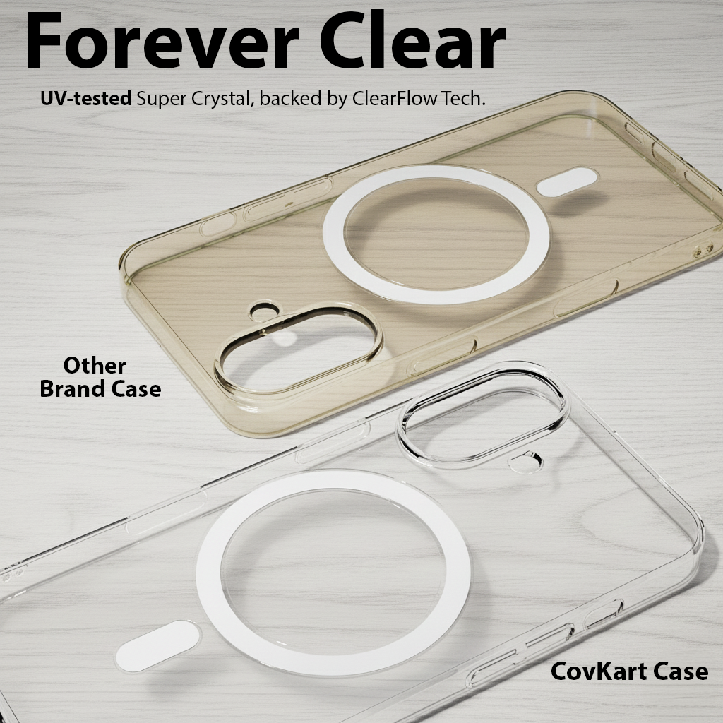 iPhone 16 Plus Anti-Yellow Magsafe Clear Case