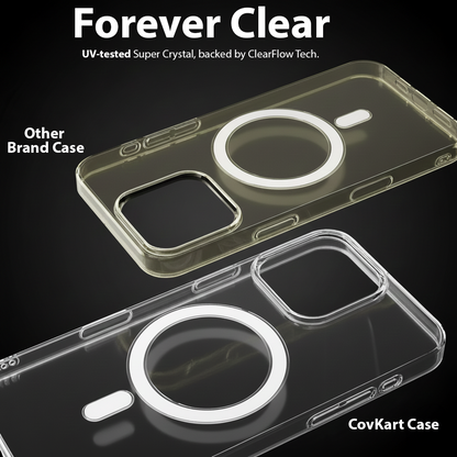 iPhone 16 Pro Max Anti-Yellow Magsafe Clear Case