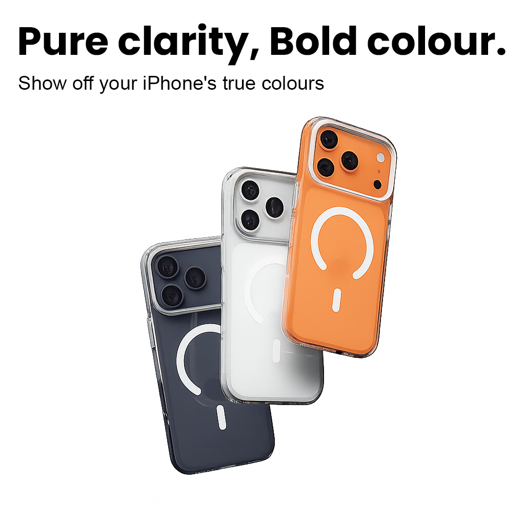 iPhone 17 Pro Max Anti-Yellow Magsafe Clear Case