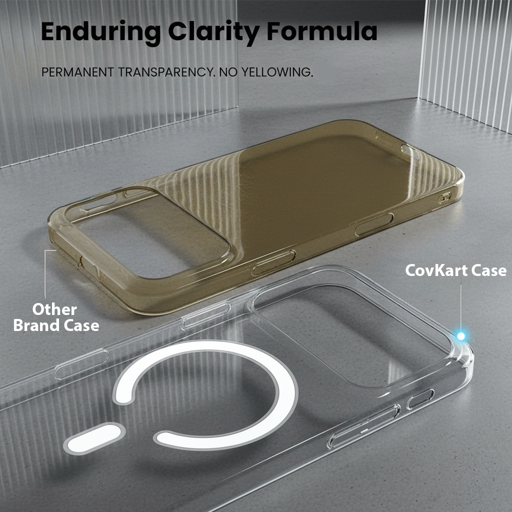 iPhone 17 Pro Max Anti-Yellow Magsafe Clear Case